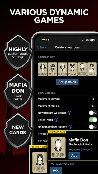 Mafia Online With Video Chat  [МОД Menu] Screenshot 4