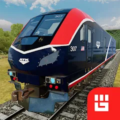 Взломанная Train Simulator PRO USA (Трейн Симулятор ПРО США)  [МОД Бесконечные монеты] - последняя версия apk на Андроид