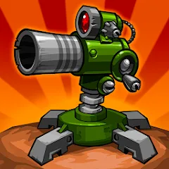 Взломанная Tactical War: Tower Defense  [МОД Много денег] - полная версия apk на Андроид