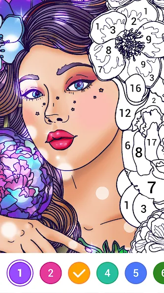 Magic Paint: Color by number (Магик Пейнт)  [МОД Много денег] Screenshot 1