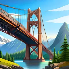 Скачать взломанную Bridgezz: Bridge Construction (Бриджзз)  [МОД Меню] - последняя версия apk на Андроид