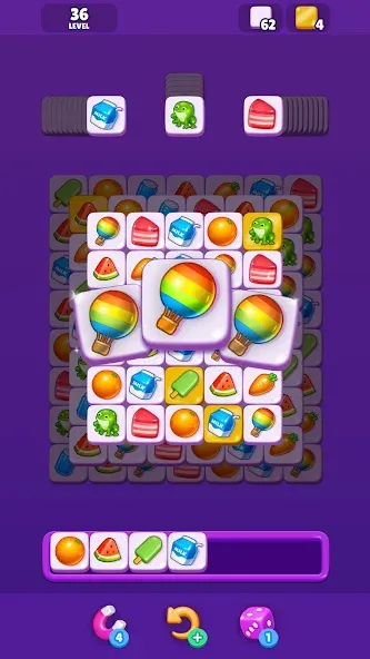 Tile Match - Matching Game (Тайл Матч)  [МОД Mega Pack] Screenshot 3