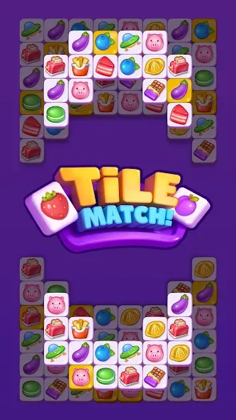 Tile Match - Matching Game (Тайл Матч)  [МОД Mega Pack] Screenshot 5