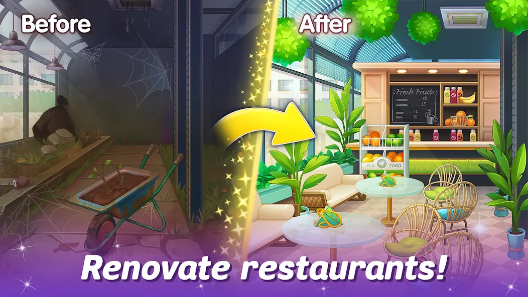 Cooking Live - restaurant game (Кукинг Лайв)  [МОД Unlocked] Screenshot 2