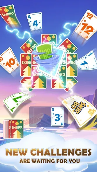 Skip-Bo (кип)  [МОД Много монет] Screenshot 3