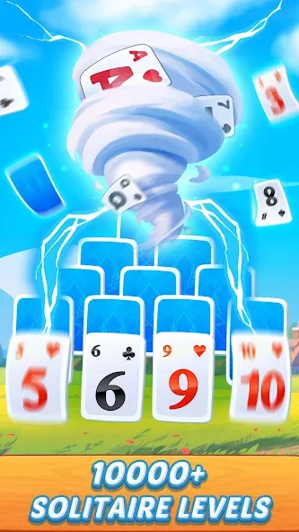 Solitaire Farm Adventure (Солитер)  [МОД Бесконечные монеты] Screenshot 2