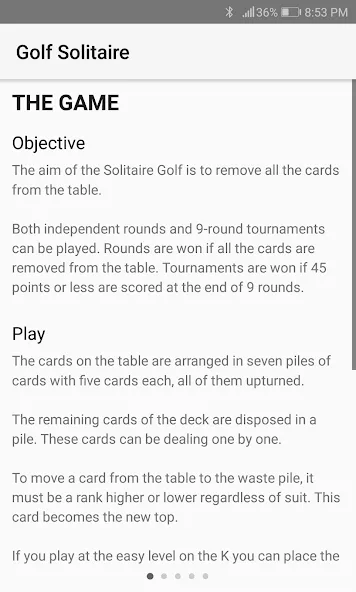 Golf Solitaire (Гольф солитер)  [МОД Бесконечные деньги] Screenshot 4