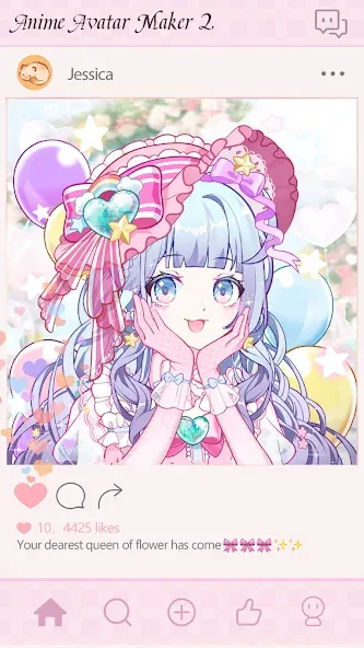 Anime Avatar Maker 2 (Аниме Аватар Мейкер 2)  [МОД Бесконечные деньги] Screenshot 4