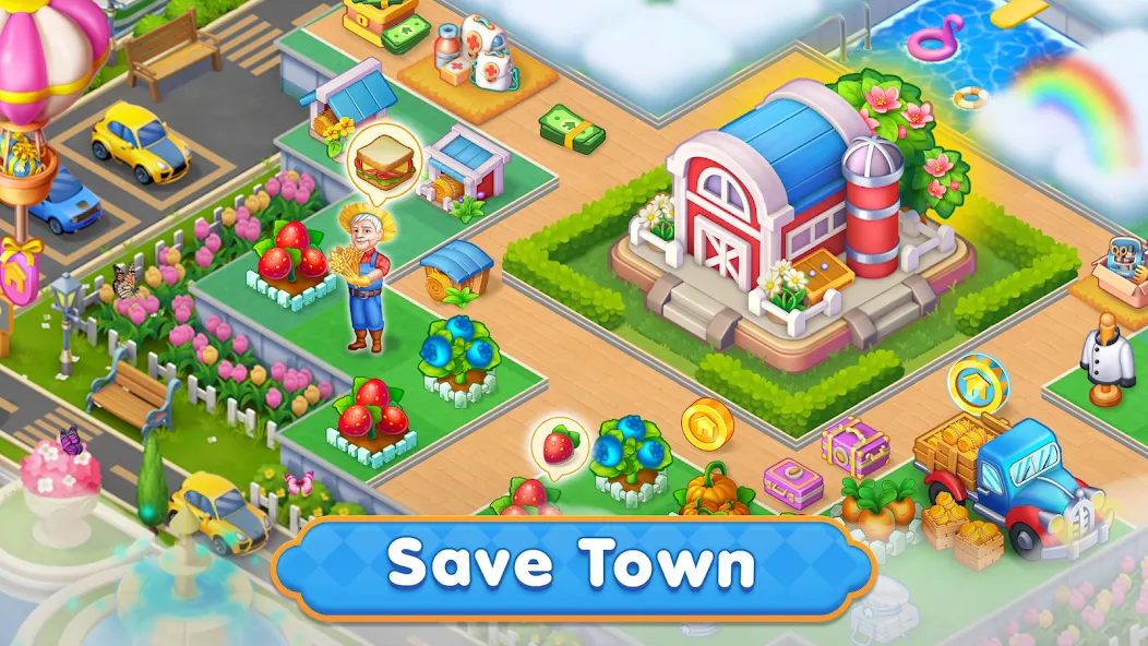 Merge HomeTown: Merge Games  [МОД Меню] Screenshot 4