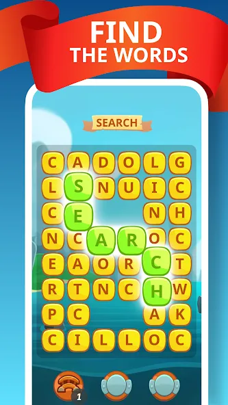 Word Treasure Hunt  [МОД Меню] Screenshot 1