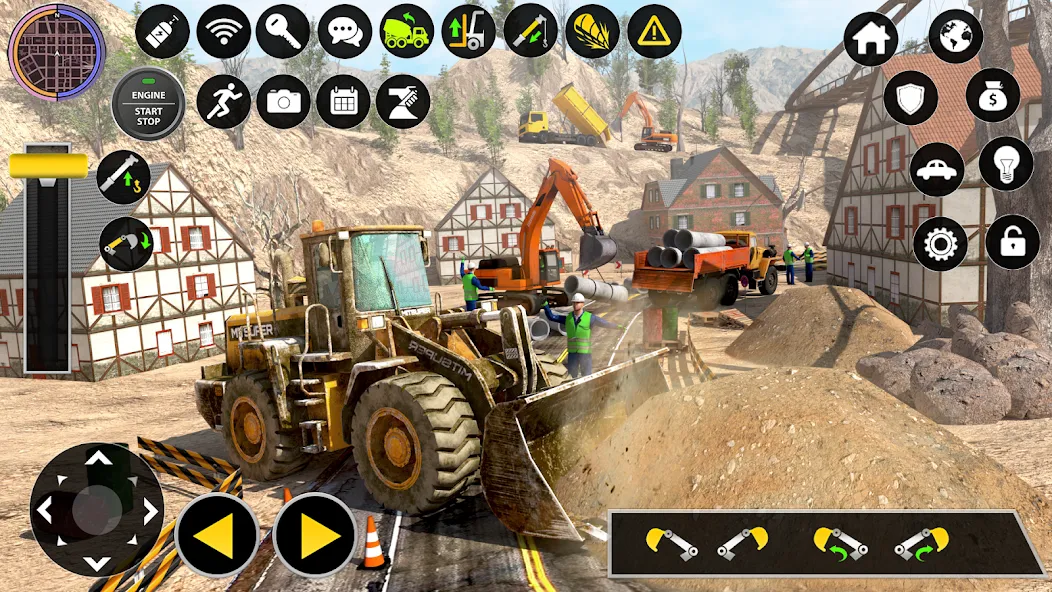 Construction Excavator Game 3D  [МОД Unlimited Money] Screenshot 3