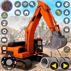 Скачать взлом Construction Excavator Game 3D  [МОД Unlimited Money] - последняя версия apk на Андроид