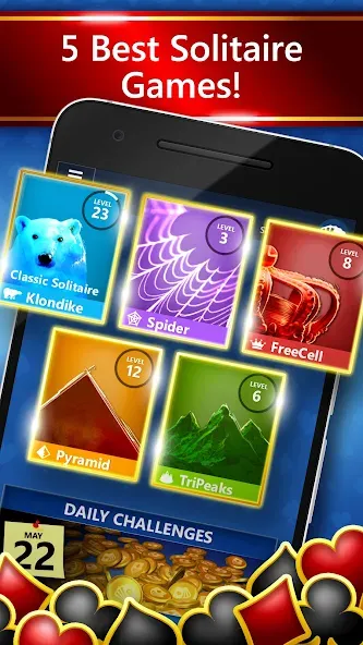 Microsoft Solitaire Collection (Майкрософт Солитер Коллекшн)  [МОД Меню] Screenshot 1