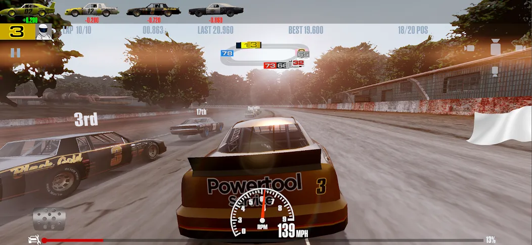 Stock Car Racing (ток Кар Гонки)  [МОД Unlocked] Screenshot 1