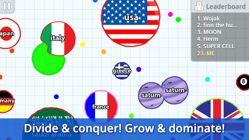 Agar.io  [МОД Mega Pack] Screenshot 2