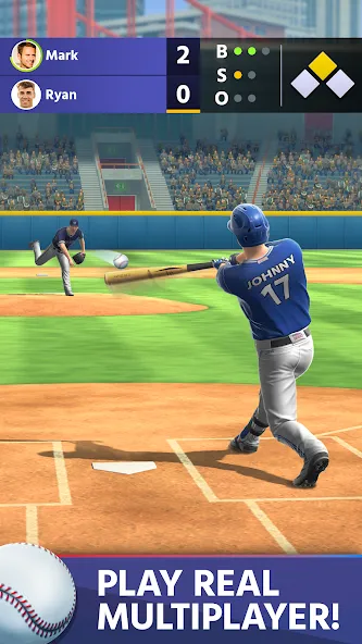 Baseball: Home Run Sports Game (Бейсбол)  [МОД Меню] Screenshot 1