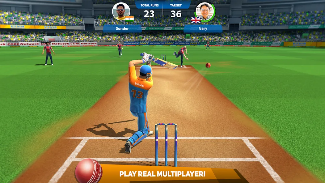 Cricket League (Крикет Лига)  [МОД Много денег] Screenshot 1