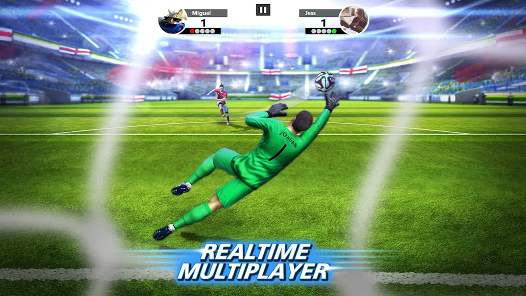 Football Strike: Online Soccer (Футбольный забастовка)  [МОД Menu] Screenshot 2