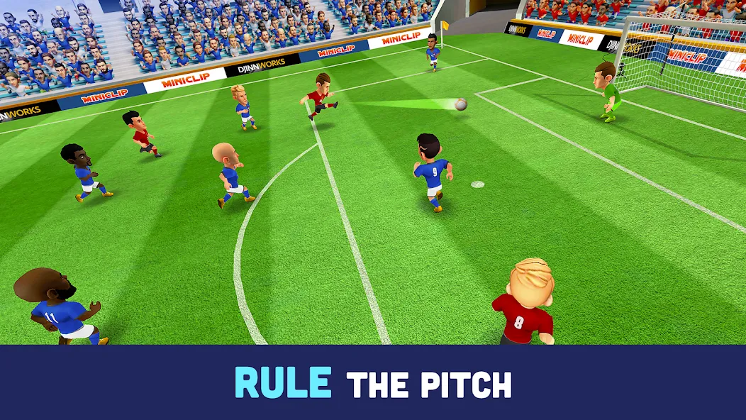 Mini Football - Mobile Soccer (Мини Футбол)  [МОД Unlimited Money] Screenshot 3