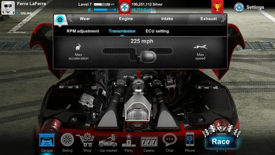 Tuner Life Online Drag Racing (Тюнер Лайф)  [МОД Много монет] Screenshot 4