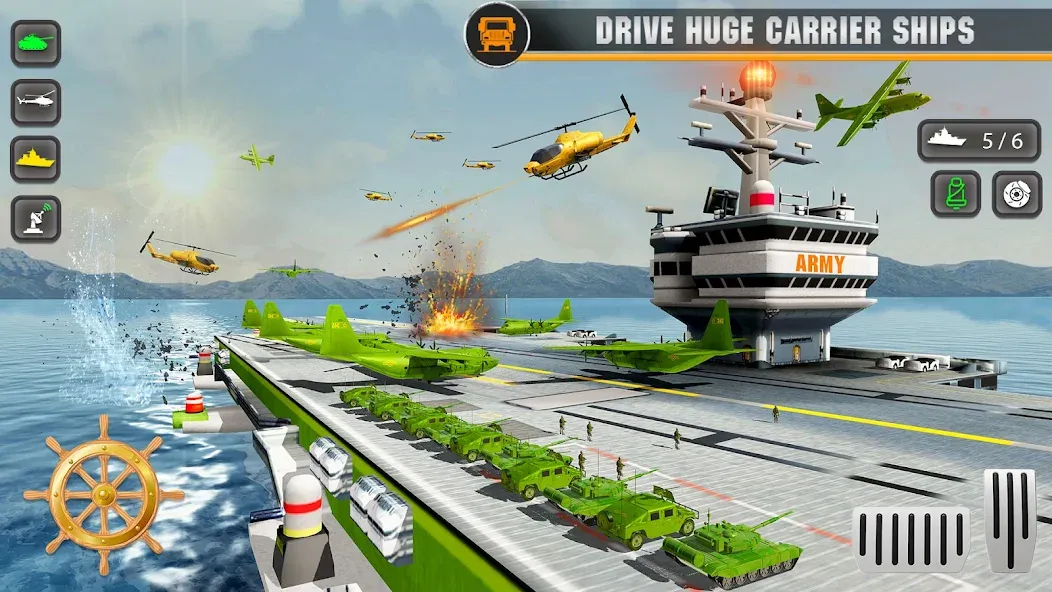 Army Transport Military Games  [МОД Бесконечные деньги] Screenshot 5