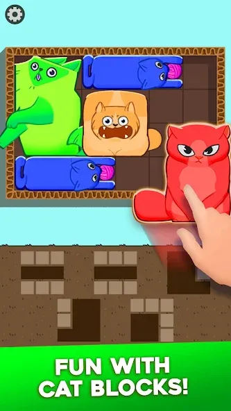 Block Puzzle Cats (Блок Пазл Кошки)  [МОД Много монет] Screenshot 1