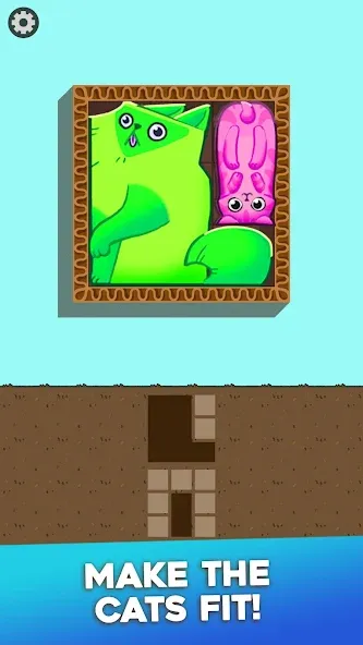 Block Puzzle Cats (Блок Пазл Кошки)  [МОД Много монет] Screenshot 3