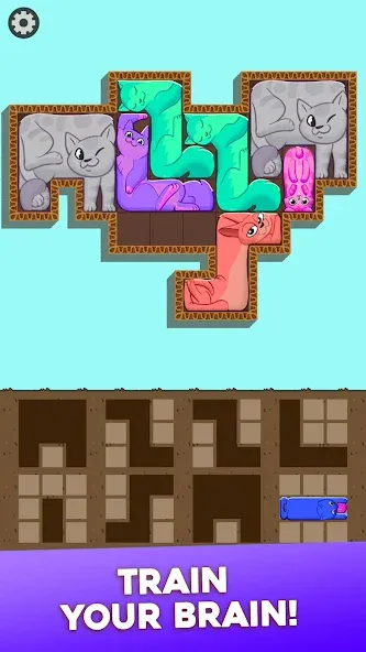 Block Puzzle Cats (Блок Пазл Кошки)  [МОД Много монет] Screenshot 4