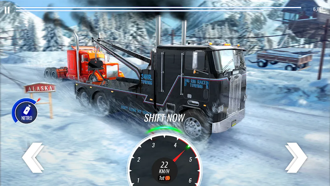 Big Rig Racing: Drag racing (Биг Риг Рейсинг)  [МОД Меню] Screenshot 2