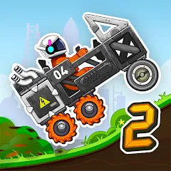 Взломанная Rovercraft 2: Race a space car (Роверкрафт 2)  [МОД Много денег] - последняя версия apk на Андроид