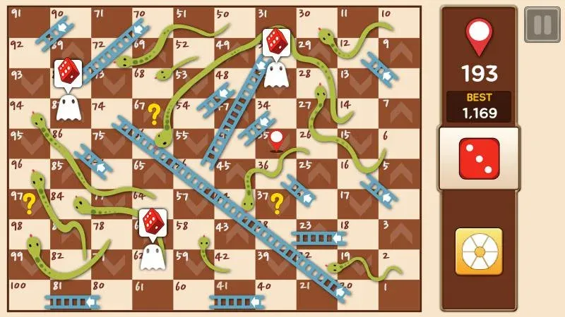 Snakes & Ladders King  [МОД Бесконечные деньги] Screenshot 2