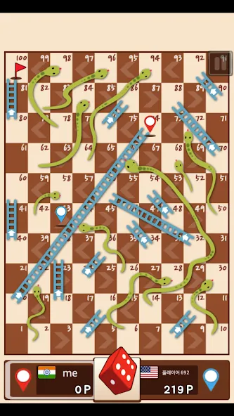 Snakes & Ladders King  [МОД Бесконечные деньги] Screenshot 4