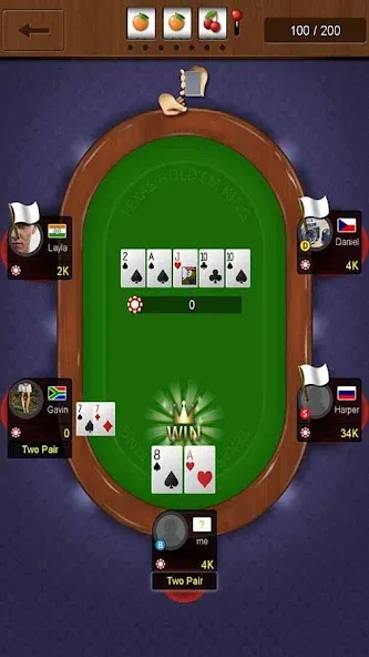 Texas holdem poker king  [МОД Меню] Screenshot 5