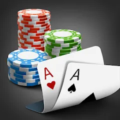 Взломанная Texas holdem poker king  [МОД Меню] - стабильная версия apk на Андроид