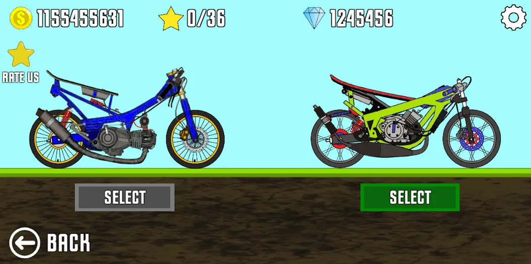 Drag Racing Bike (Драг рейсинг байк)  [МОД Много монет] Screenshot 2