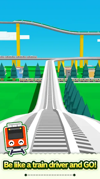 Train Go - Railway Simulator (Трэйн Го)  [МОД Бесконечные монеты] Screenshot 2