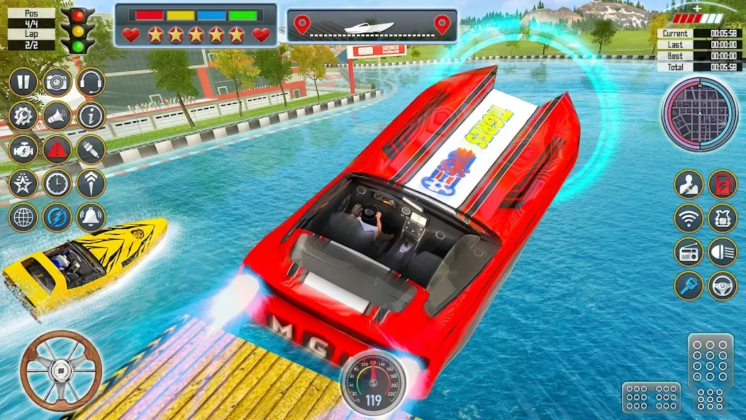 Speed Boat Racing: Boat games  [МОД Бесконечные монеты] Screenshot 5