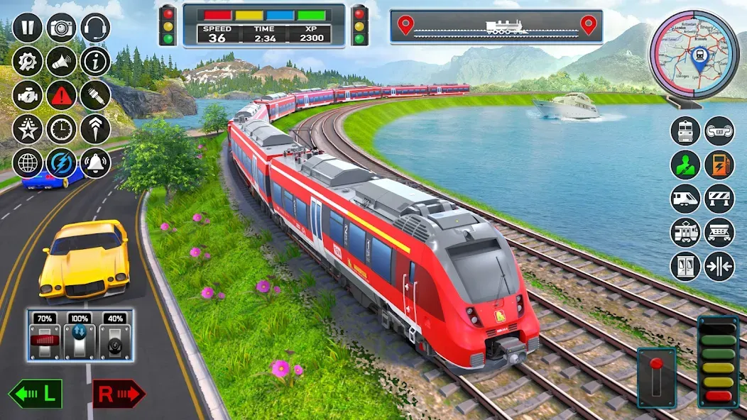 City Train Game 3d Train games  [МОД Unlimited Money] Screenshot 3