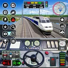 Взломанная City Train Game 3d Train games  [МОД Unlimited Money] - стабильная версия apk на Андроид