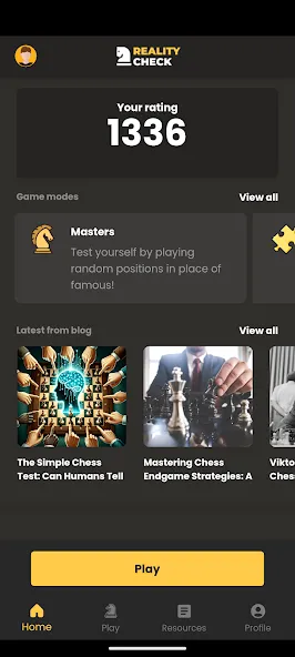 Reality Check Chess (Реалити Чек)  [МОД Бесконечные деньги] Screenshot 1