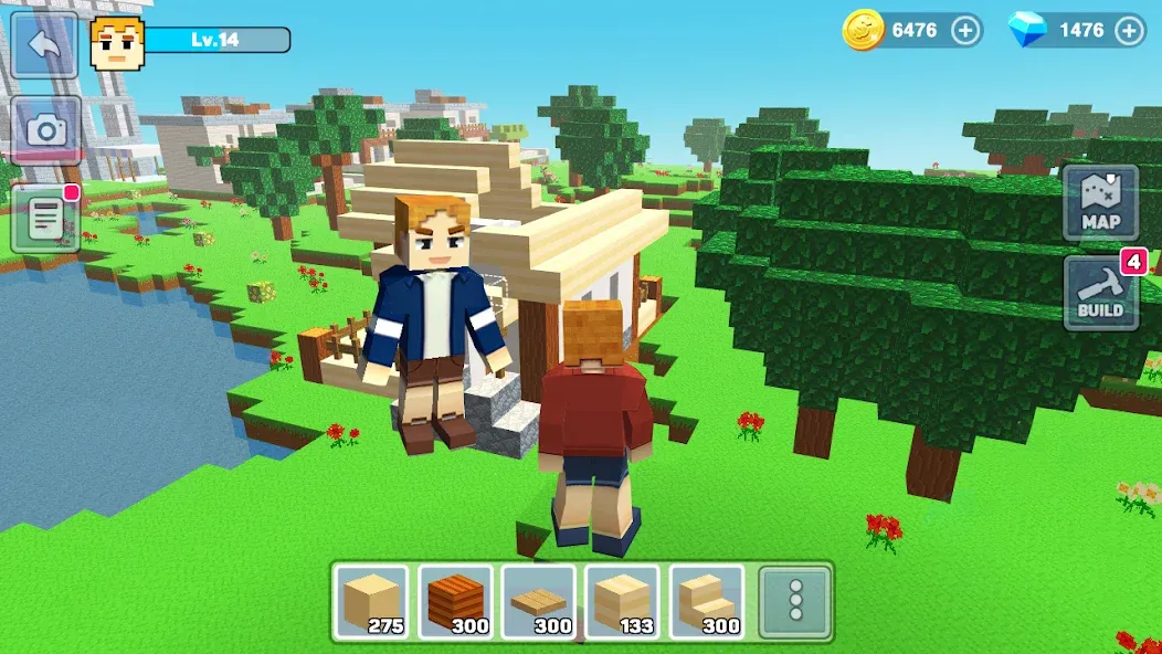 MiniCraft: Blocky Craft 2024 (МиниКрафт)  [МОД Бесконечные деньги] Screenshot 2