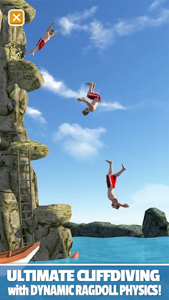 Flip Diving (Флип дайвинг)  [МОД Все открыто] Screenshot 1