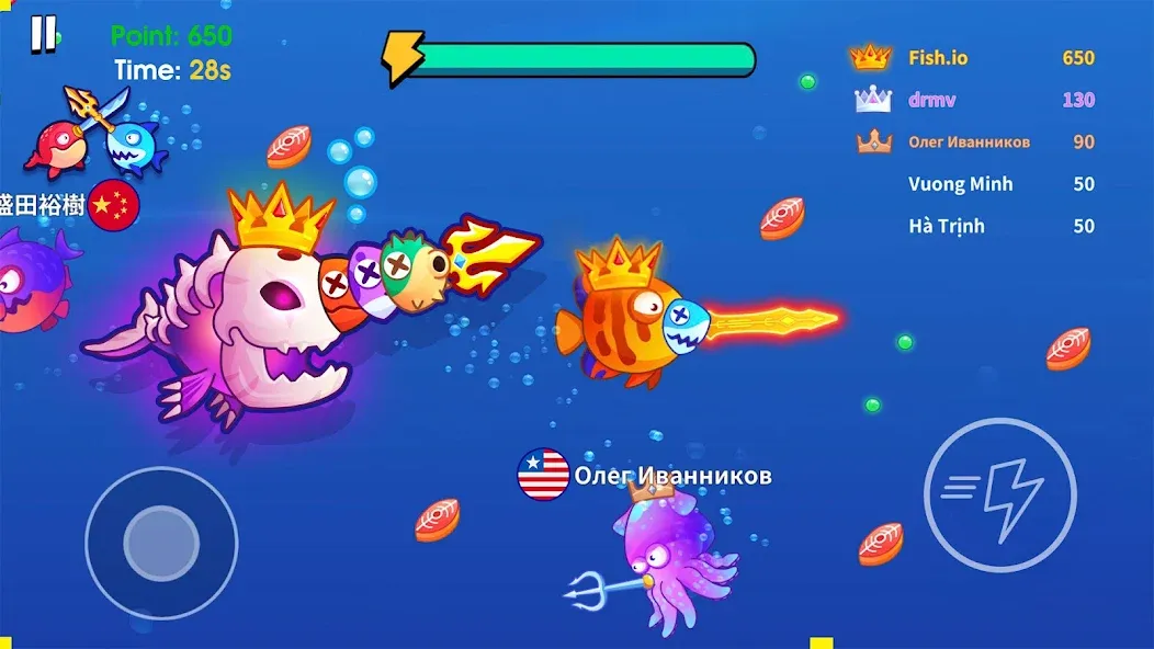 Sword Shark.io - Hungry Shark  [МОД Mega Pack] Screenshot 2