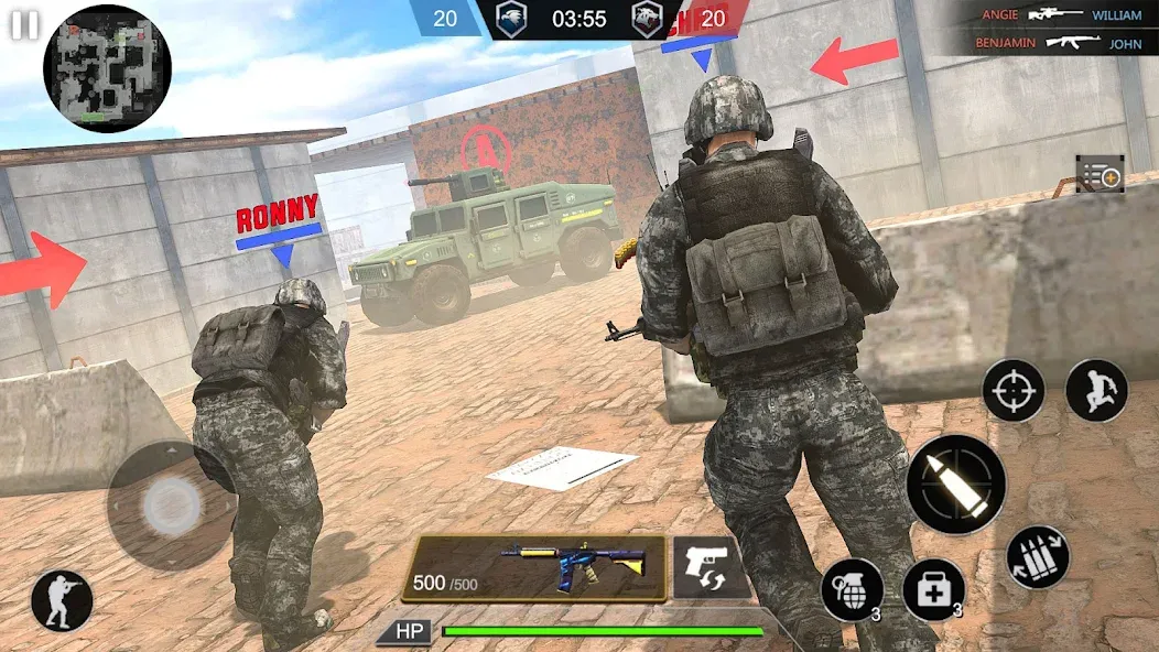 Army Commando Shooting Games  [МОД Много монет] Screenshot 3