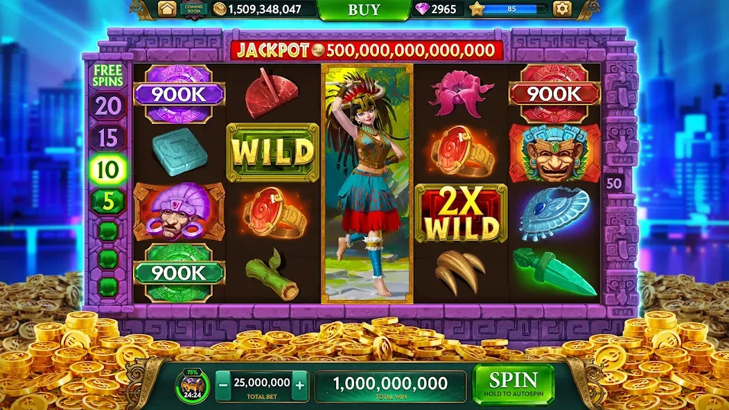 ARK Casino - Vegas Slots Game (АРК Казино)  [МОД Много денег] Screenshot 3