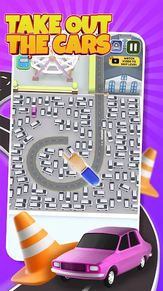 Parking Jam: Car Parking Games (Паркинг Джем)  [МОД Menu] Screenshot 5