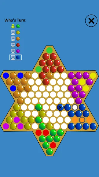 Chinese Checkers Touch (Китайские шашки Тач)  [МОД Все открыто] Screenshot 3