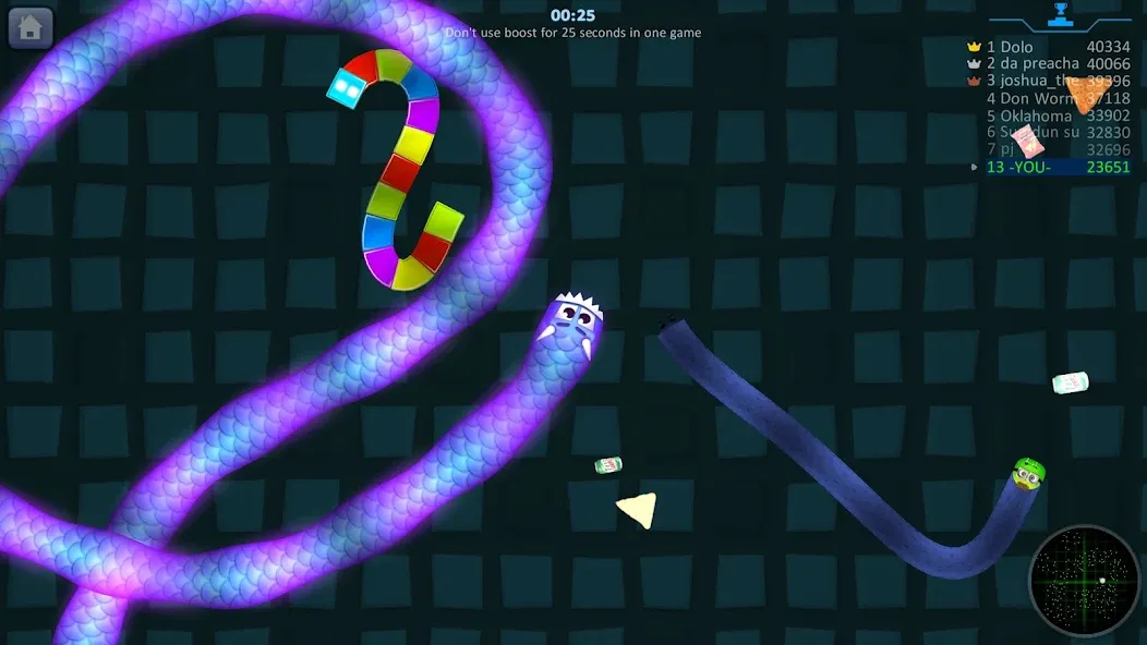 Snake Hunt: Worm io Games Zone  [МОД Mega Pack] Screenshot 1