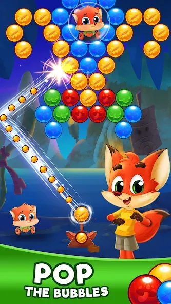 Bubble Friends Bubble Shooter  [МОД Много монет] Screenshot 1