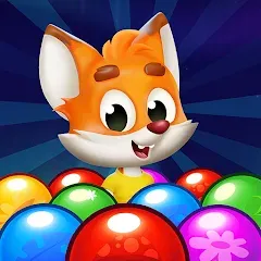 Взлом Bubble Friends Bubble Shooter  [МОД Много монет] - стабильная версия apk на Андроид